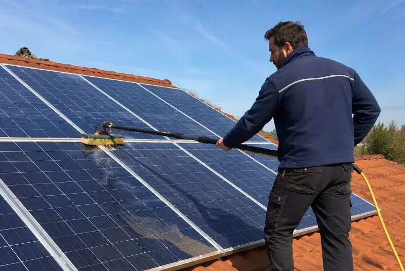 Nettoyage et entretien de panneaux solaires à Josselin